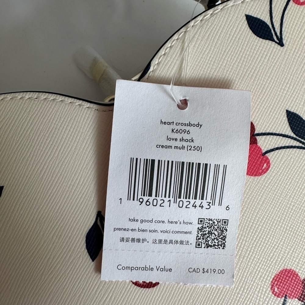 Kate SPADE HEART CROSSBODY PURSE - Picture 4 of 10
